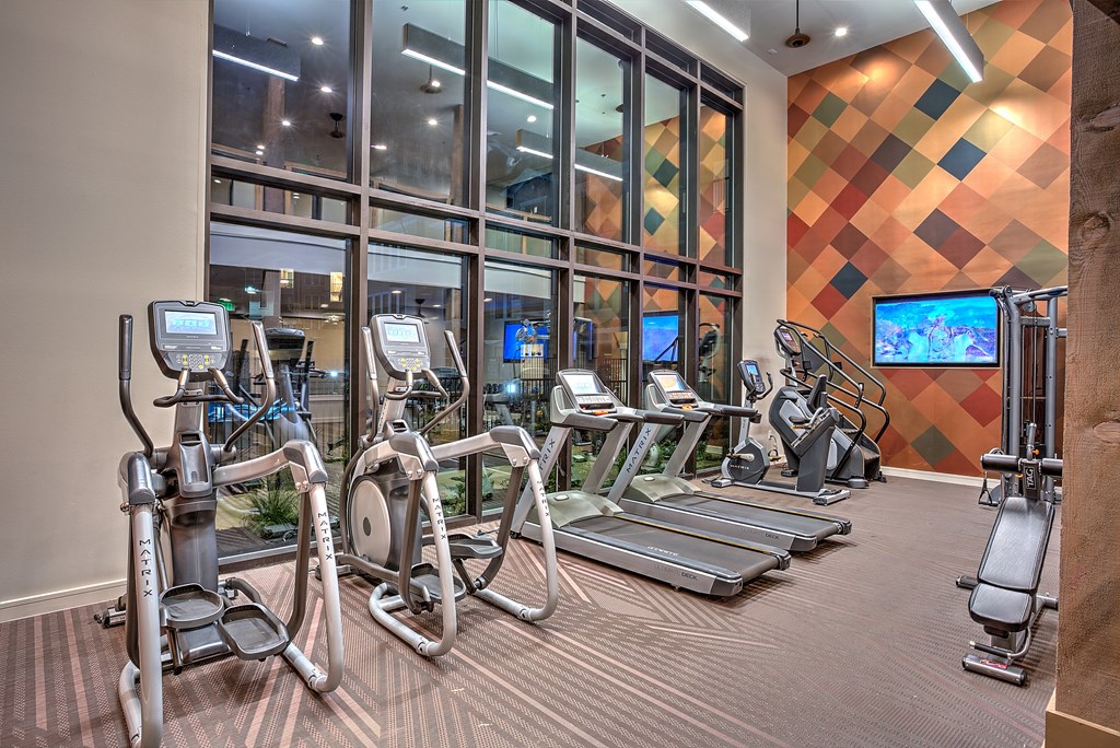 Fitness Center With Updated Equipment at Edge and Stone, San Antonio, 78260