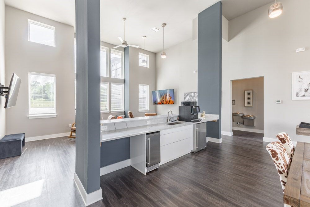 Clubhouse Kitchen at Prosper Madison Oaks, Madison, AL 35758