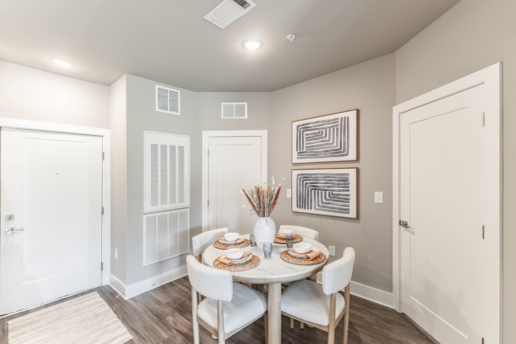 Warm Living And Dining Area at Prosper Madison Oaks, Madison, AL