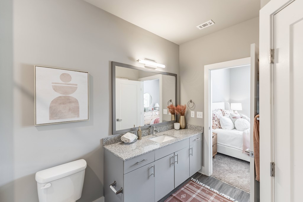 Spacious Bedrooms With En Suite Bathrooms at Prosper Madison Oaks, Madison, AL 35758