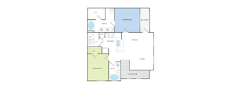 B4u Floorplan at Citadel at Westpointe, San Antonio, 78245