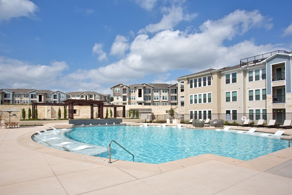 Resort Style Swimming Pool at Edge and Stone, Texas