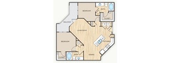 Bogart Floor Plan at The Mark at Huebner Oaks, San Antonio, TX