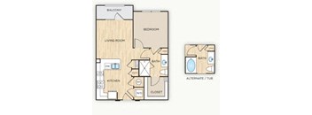 Fonda Floor Plan at The Mark at Huebner Oaks, San Antonio, 78230