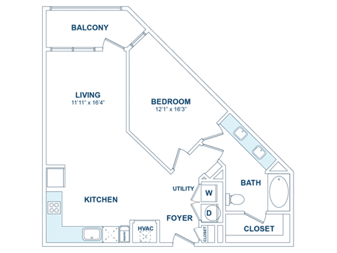 1 bed 1 bath H at The Preserve at Preston Trails Apartments, Cedar Hill, TX