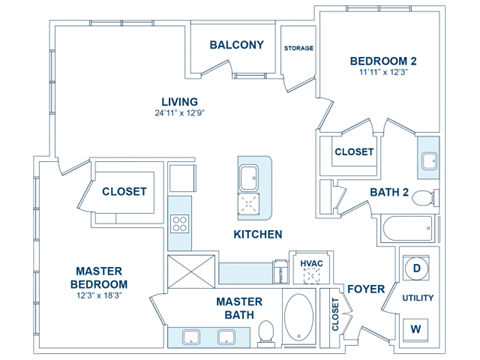 2 bed 2 bath B at The Preserve at Preston Trails Apartments, Cedar Hill, TX, 75104