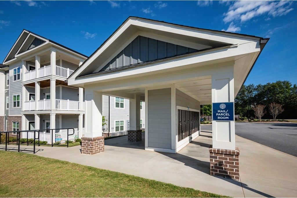 The image shows a buildings at Waterleaf at Neely Ferry Apartments, Simpsonville, 29680