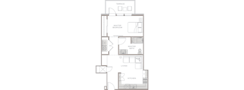 a floor plan of a small house