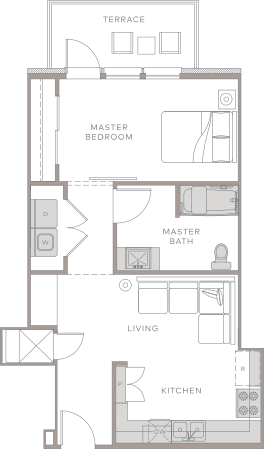 a floor plan of a small house