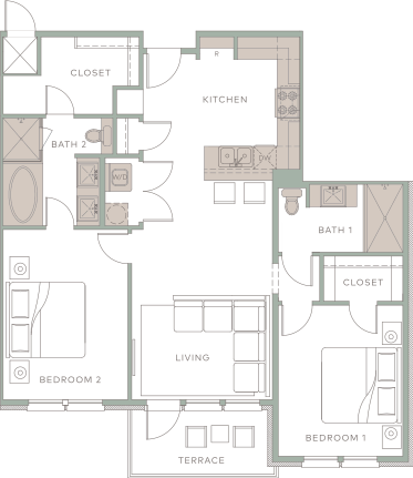 117 Priddy Lane Studio-2 Beds Apartment for Rent - Photo Gallery 24