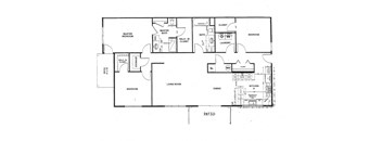 the floor plan of the residence