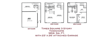 2 Bed 2.5 Bath - 3 Level