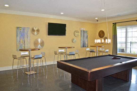 Entertaining Room with Billiard Table