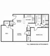1A+Den Floor Plan