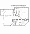 1B Floor Plan