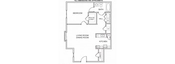1J Floor Plan