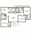 Belmont at Providence- 3 bedroom apartment The Huntington (modified ADA floor plan)