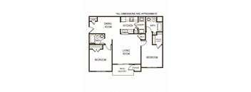 The Magnolia (modified ADA floor plan)