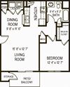 Belmont at Providence- 1 bedroom apartment The Callaway