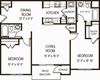 Belmont at Providence- 2 bedroom apartment The Magnolia