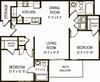 Belmont at Providence- 2 bedroom apartment The Cypress