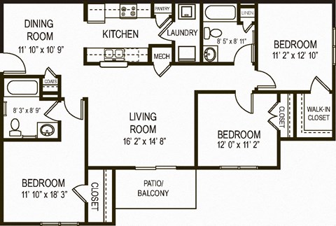 6324 Rockbrook Ln 1-3 Beds Apartment for Rent - Photo Gallery 22