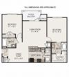2 bedroom apartments in Raleigh B2 Floorplan