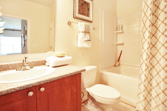 a bathroom with a sink toilet and a shower