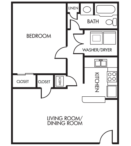 8500 Tidewater Drive 1-2 Beds Apartment for Rent - Photo Gallery 8