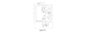 the floor plan of the second level of the house