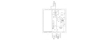 the floor plan of the second floor of the house