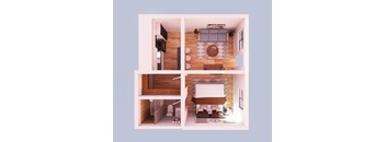 1 Bedroom - floorplan Altitude 405