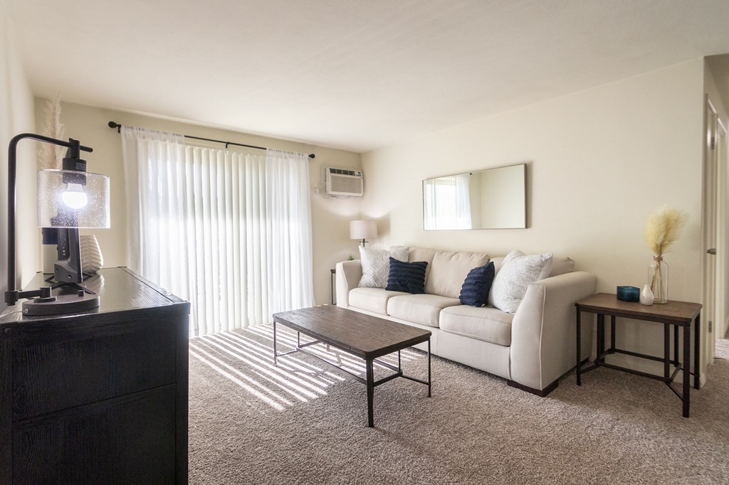 Living Room Interior at Aspen Village, Cincinnati, OH