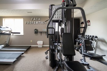 This is a photo of the fitness center at Blue Grass Manor apartments in Erlanger KY. - Photo Gallery 58