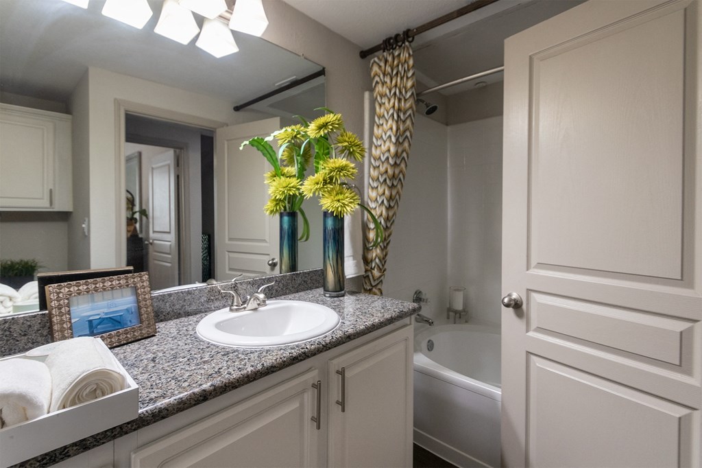 Bathroom at The Brownstones, Dallas, TX