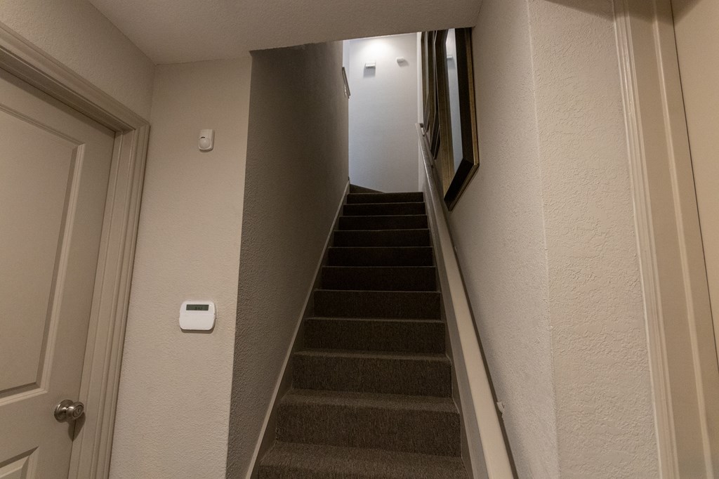 Entryway Staircase at The Brownstones, Texas