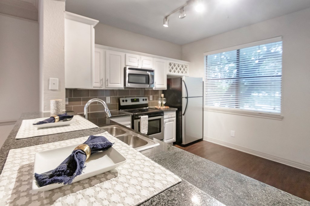 Kitchen Countertop at The Brownstones, Texas