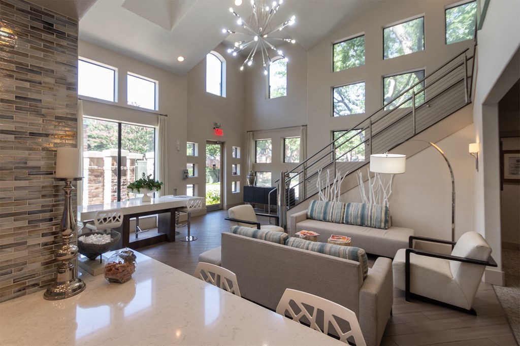 leasing office/clubhouse  at The Brownstones, Dallas, TX, 75240