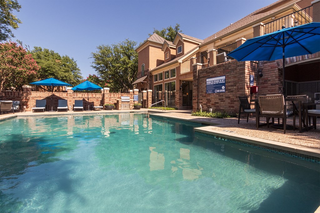 Pool View at The Brownstones, Dallas, TX, 75240