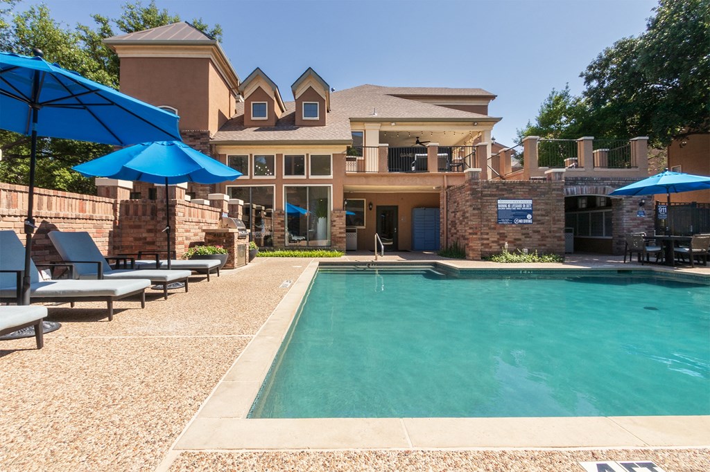 Large Pool at The Brownstones, Dallas, TX, 75240