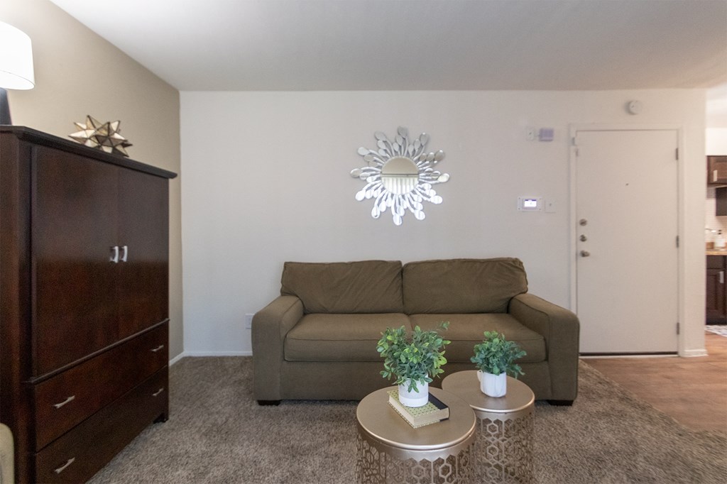 Living Room Interior at The Biltmore, Texas, 75231