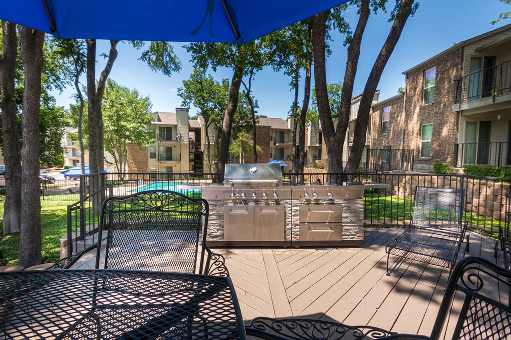 BBQ area/patio at Canyon Creek, Texas