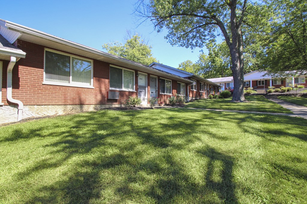 This is a photo of the grounds/building exteriors at Colonial Ridge Apartments in Cincinnati, OH.