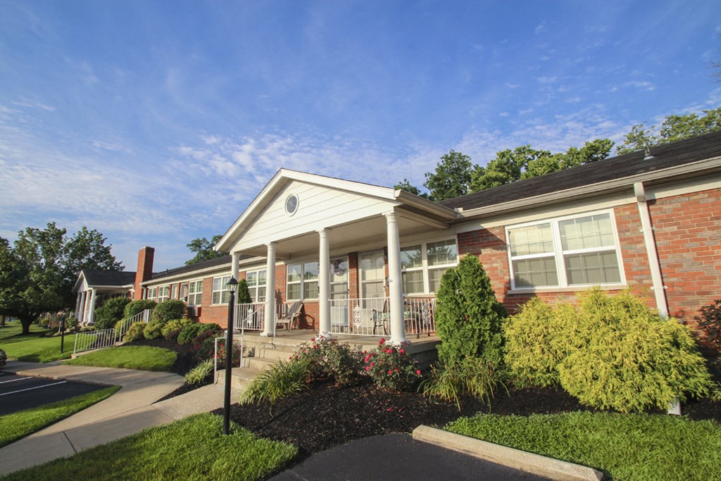 This is a picture of building exteriors at College Woods in Cincinnati, OH