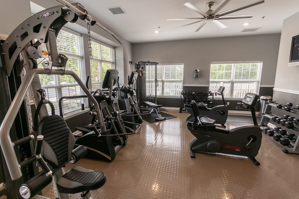 Fitness center at Fairfield Pointe, Ohio
