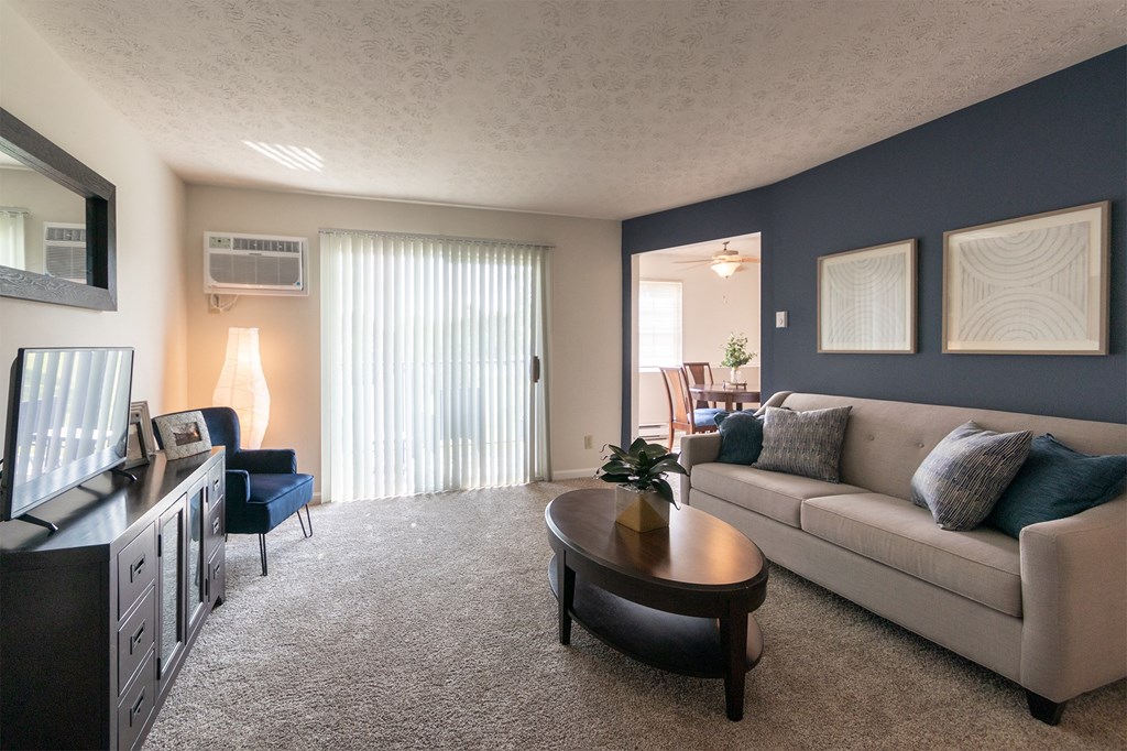 Modern Living Room at Fairfield Pointe, Fairfield, OH