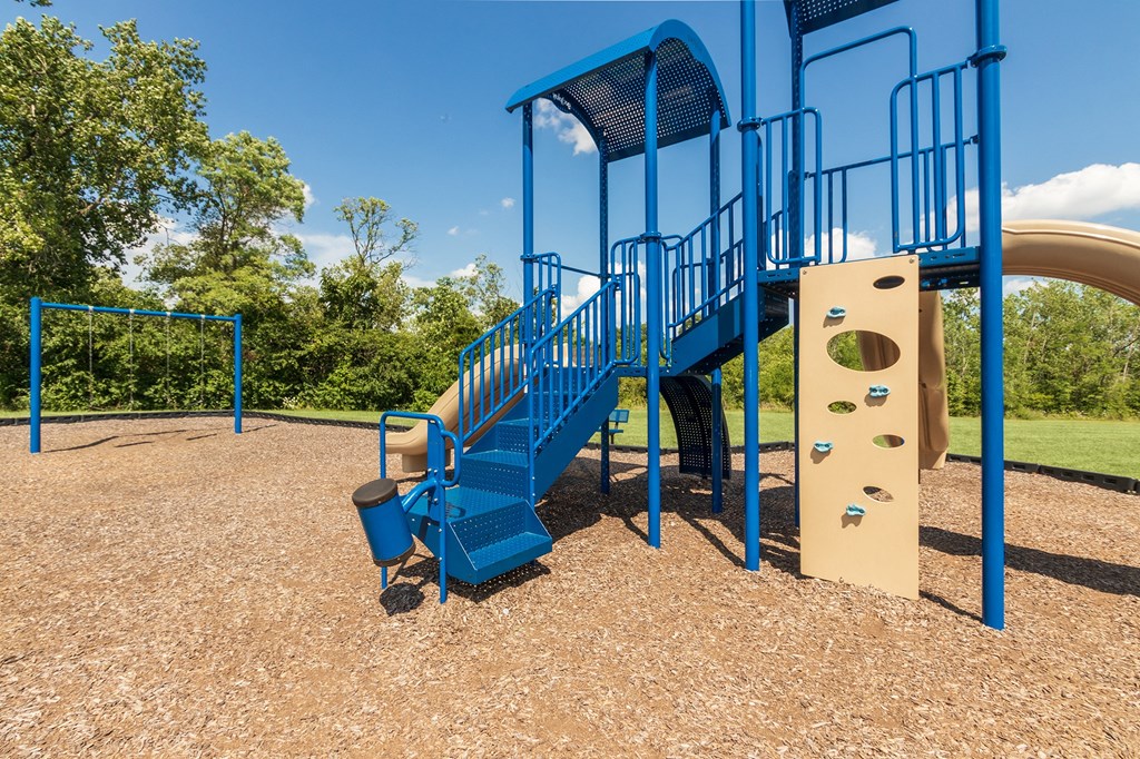 This is a photo of the playground at Lisa Ridge Apartments in the Westwood neighborhood of Cincinnati, Ohio.