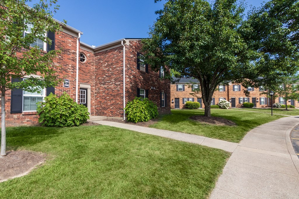 This is a photo of building exteriors at Montana Valley Apartments in Cincinnati, OH.
