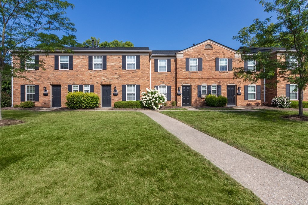 This is a photo of building exteriors at Montana Valley Apartments in Cincinnati, OH.