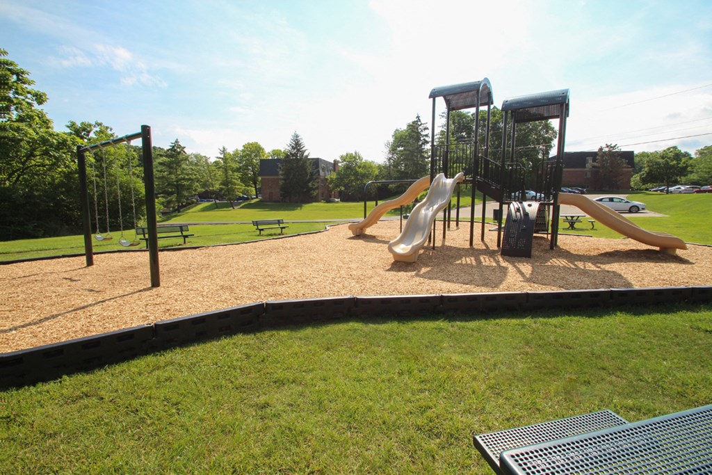 This is a photo of the playground at Montana Valley Apartments in Cincinnati, OH